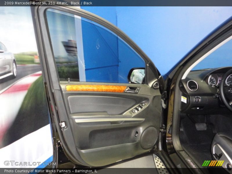 Black / Black 2009 Mercedes-Benz ML 350 4Matic