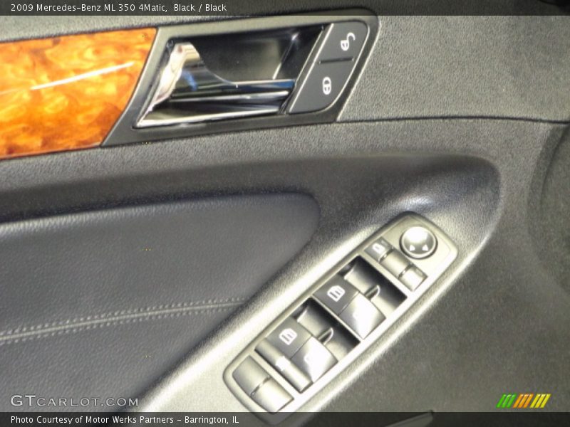 Black / Black 2009 Mercedes-Benz ML 350 4Matic
