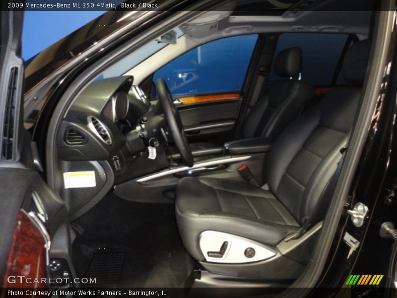 Black / Black 2009 Mercedes-Benz ML 350 4Matic