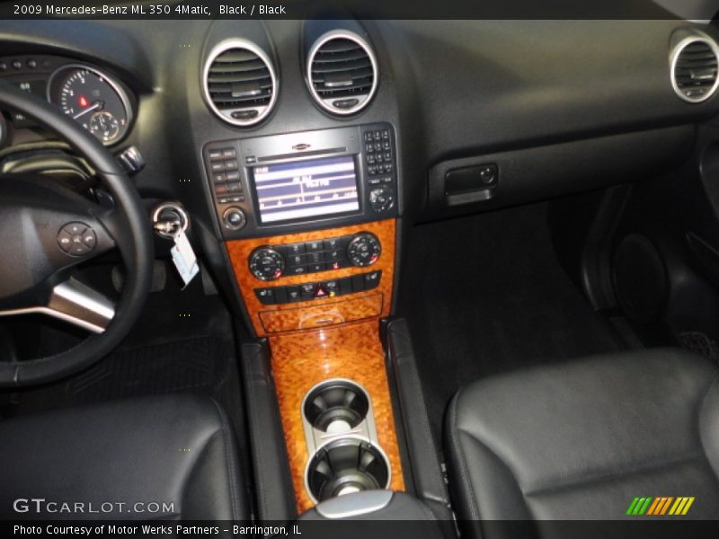 Black / Black 2009 Mercedes-Benz ML 350 4Matic