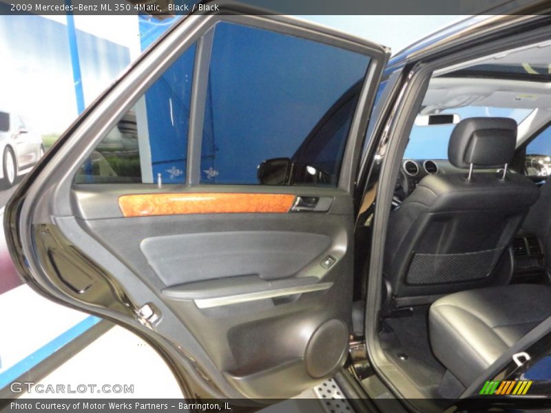 Black / Black 2009 Mercedes-Benz ML 350 4Matic