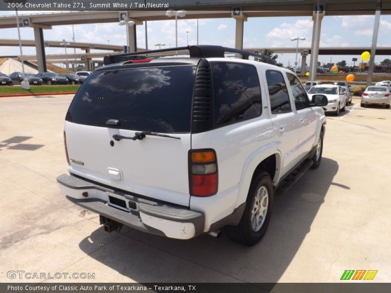 Summit White / Tan/Neutral 2006 Chevrolet Tahoe Z71