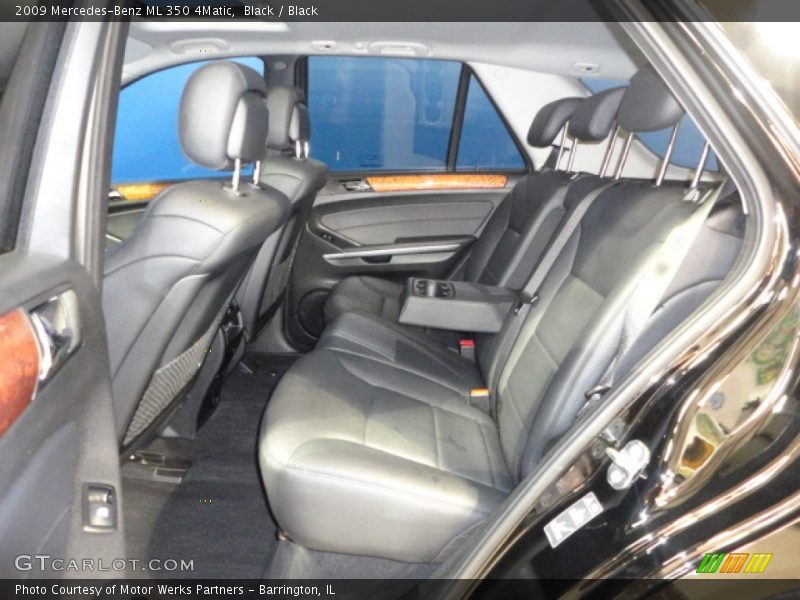 Black / Black 2009 Mercedes-Benz ML 350 4Matic