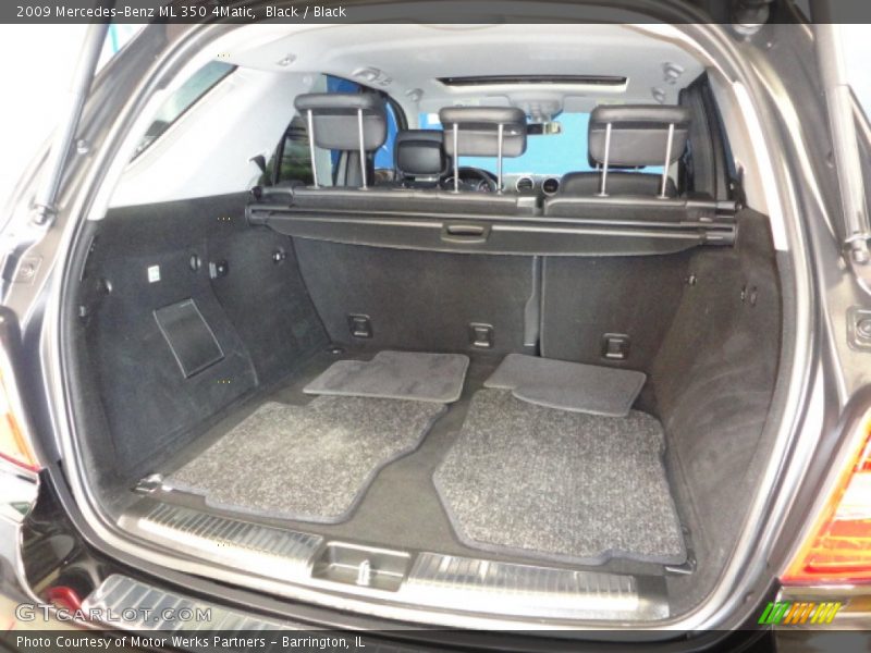 Black / Black 2009 Mercedes-Benz ML 350 4Matic