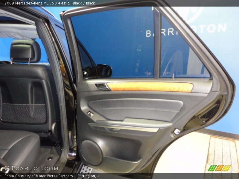 Black / Black 2009 Mercedes-Benz ML 350 4Matic
