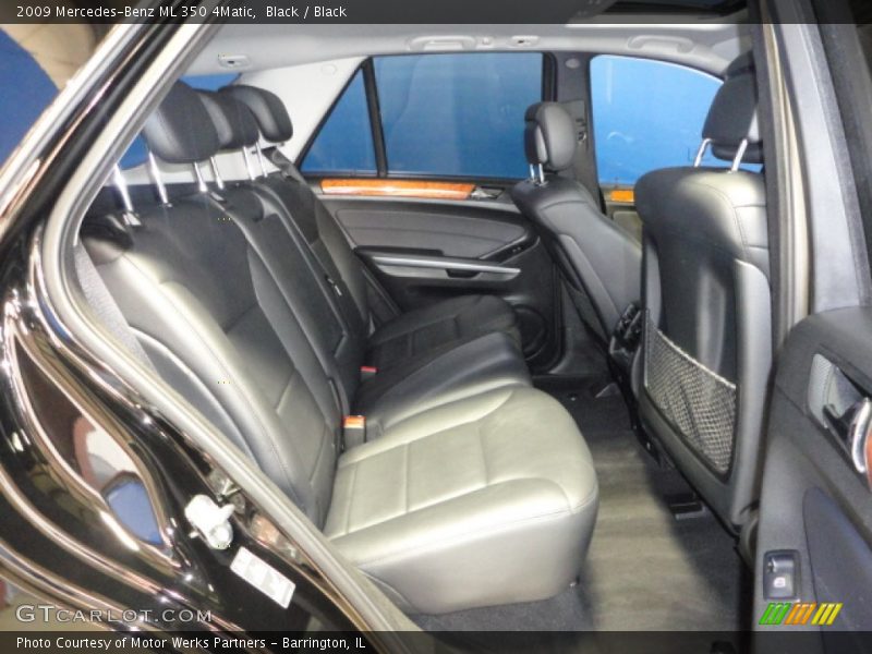 Black / Black 2009 Mercedes-Benz ML 350 4Matic