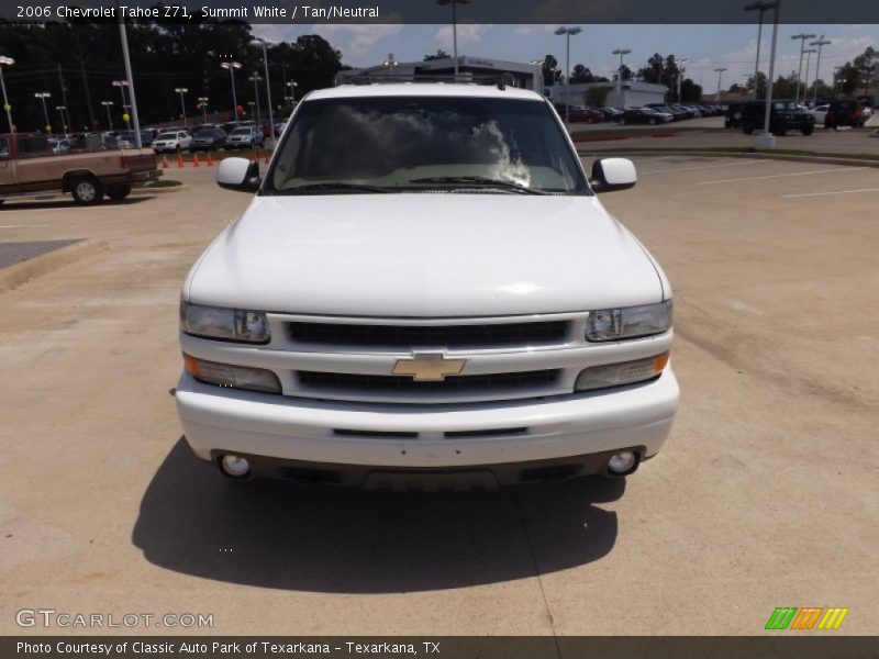 Summit White / Tan/Neutral 2006 Chevrolet Tahoe Z71