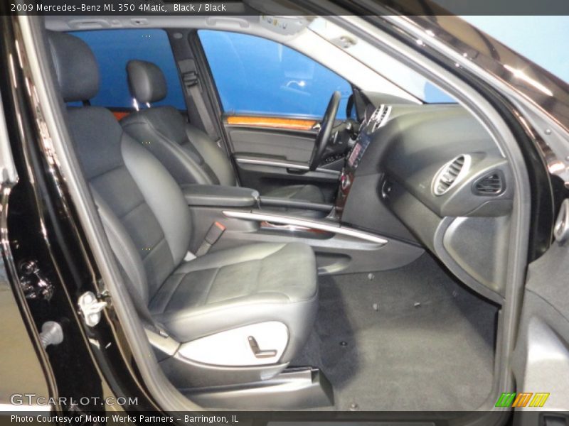 Black / Black 2009 Mercedes-Benz ML 350 4Matic