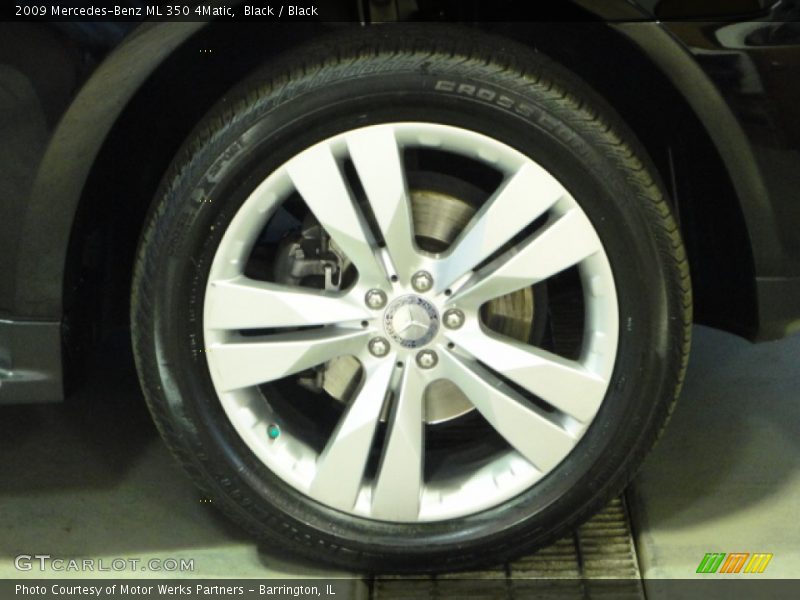Black / Black 2009 Mercedes-Benz ML 350 4Matic