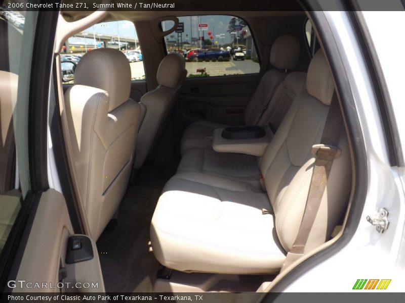 Summit White / Tan/Neutral 2006 Chevrolet Tahoe Z71