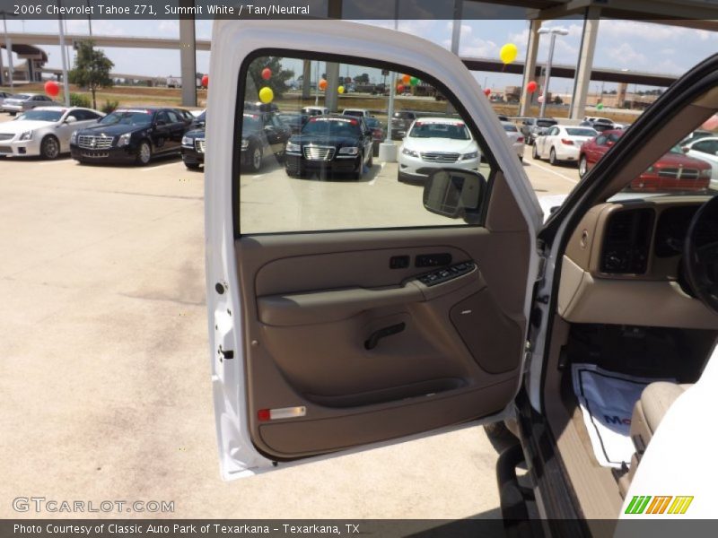 Summit White / Tan/Neutral 2006 Chevrolet Tahoe Z71