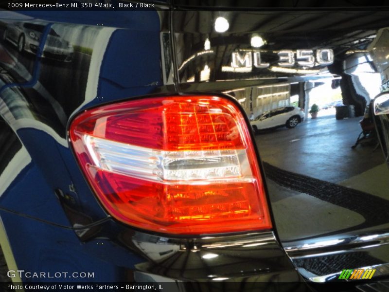 Black / Black 2009 Mercedes-Benz ML 350 4Matic