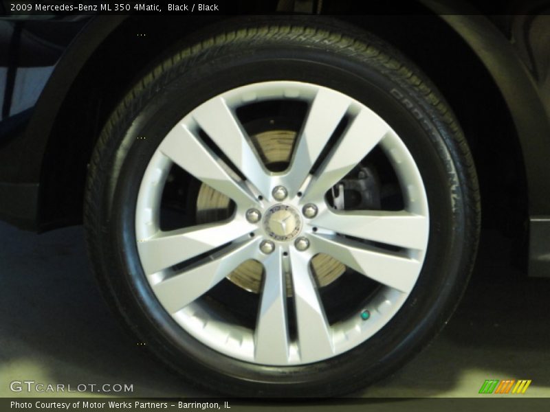 Black / Black 2009 Mercedes-Benz ML 350 4Matic