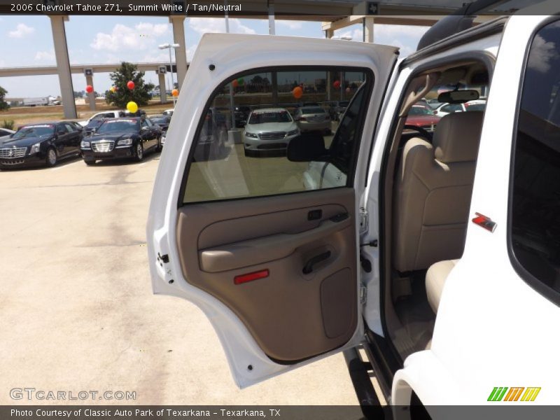 Summit White / Tan/Neutral 2006 Chevrolet Tahoe Z71