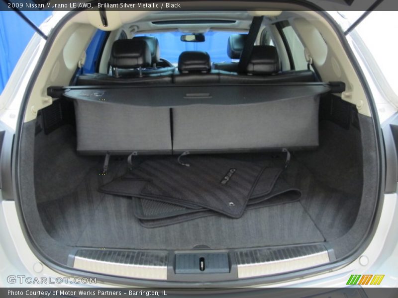 Brilliant Silver Metallic / Black 2009 Nissan Murano LE AWD