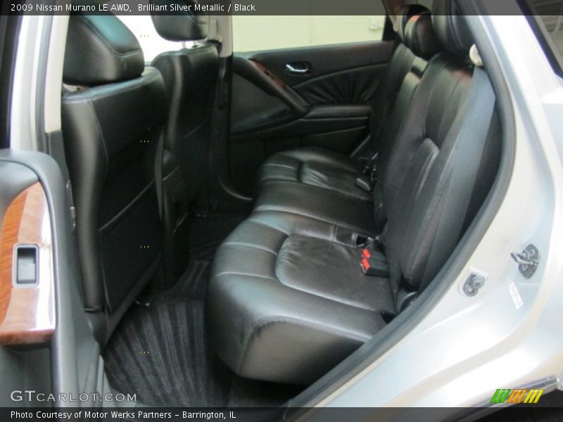 Brilliant Silver Metallic / Black 2009 Nissan Murano LE AWD
