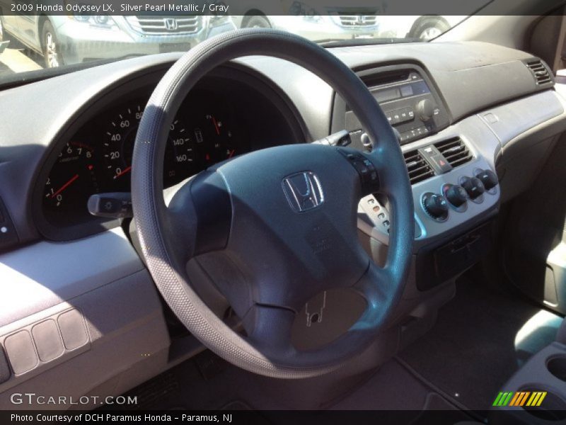 Silver Pearl Metallic / Gray 2009 Honda Odyssey LX