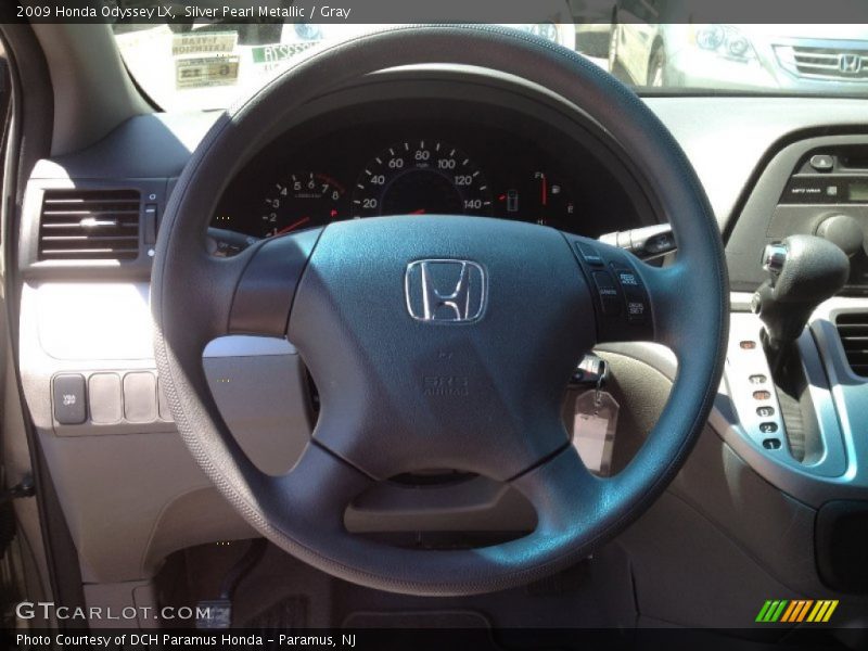 Silver Pearl Metallic / Gray 2009 Honda Odyssey LX