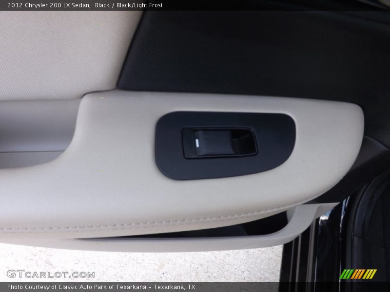Black / Black/Light Frost 2012 Chrysler 200 LX Sedan