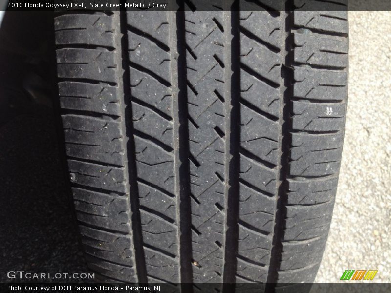 Slate Green Metallic / Gray 2010 Honda Odyssey EX-L