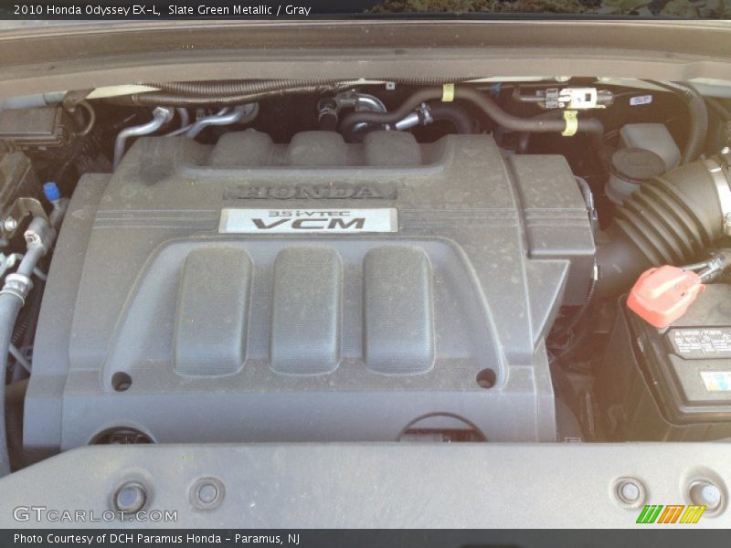 Slate Green Metallic / Gray 2010 Honda Odyssey EX-L