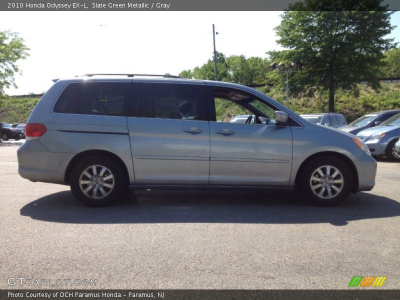 Slate Green Metallic / Gray 2010 Honda Odyssey EX-L