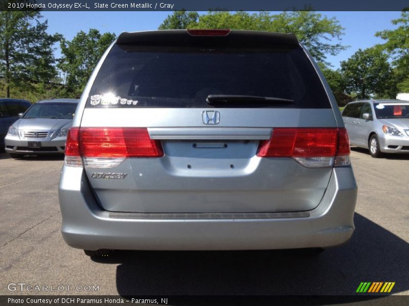 Slate Green Metallic / Gray 2010 Honda Odyssey EX-L