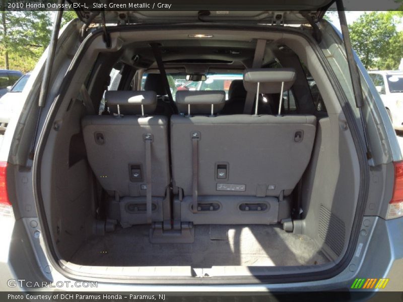 Slate Green Metallic / Gray 2010 Honda Odyssey EX-L