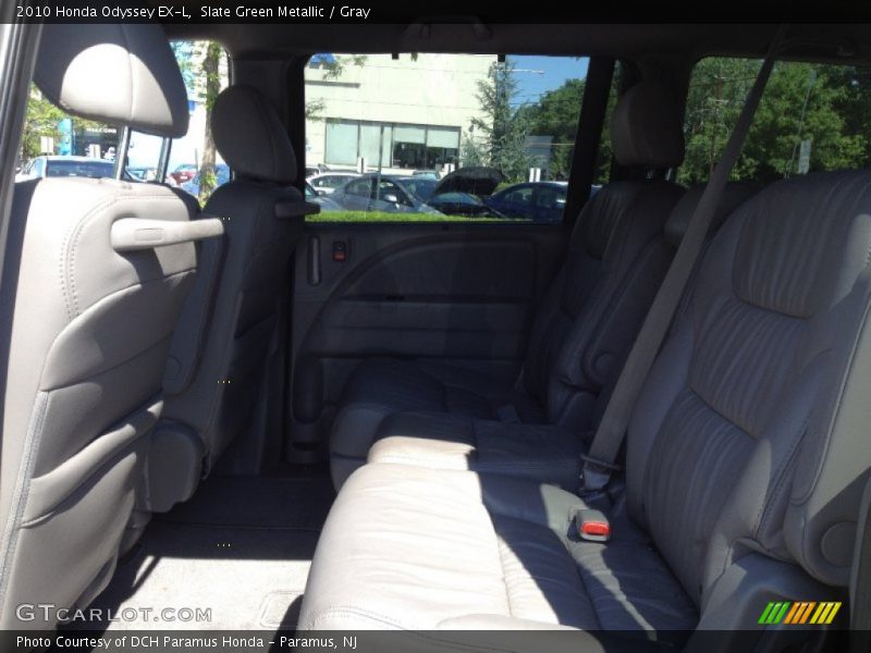 Slate Green Metallic / Gray 2010 Honda Odyssey EX-L