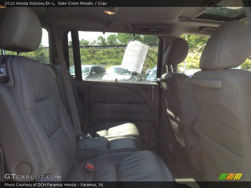 Slate Green Metallic / Gray 2010 Honda Odyssey EX-L