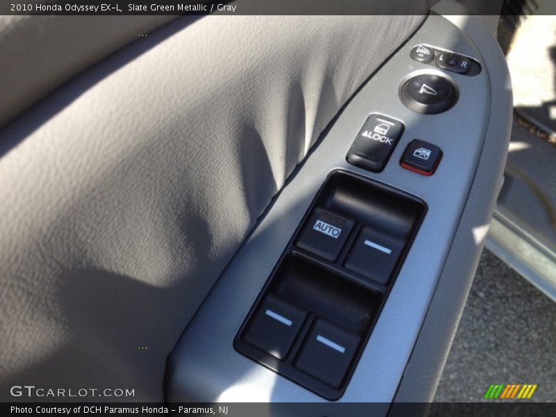 Slate Green Metallic / Gray 2010 Honda Odyssey EX-L