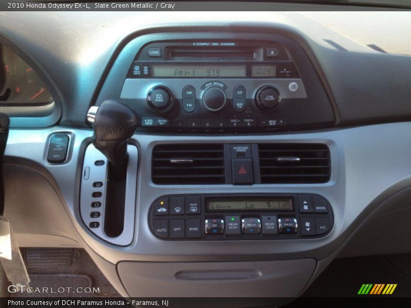 Slate Green Metallic / Gray 2010 Honda Odyssey EX-L