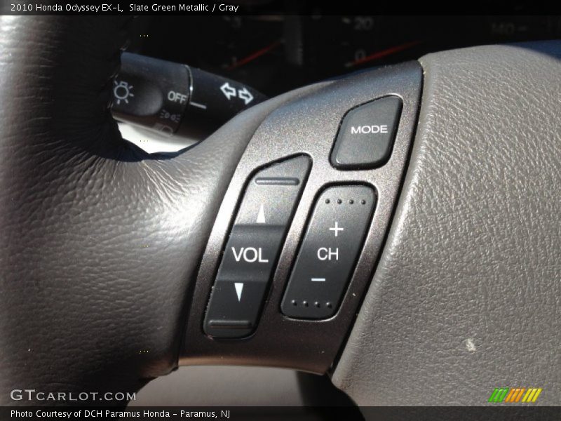 Slate Green Metallic / Gray 2010 Honda Odyssey EX-L
