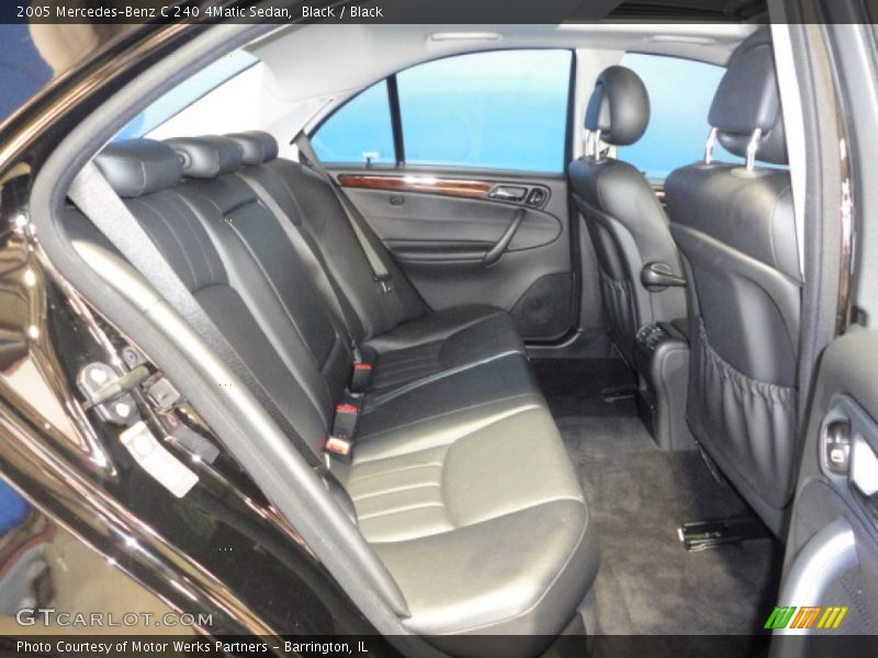 Black / Black 2005 Mercedes-Benz C 240 4Matic Sedan