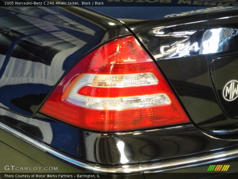 Black / Black 2005 Mercedes-Benz C 240 4Matic Sedan