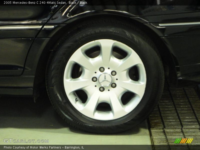 Black / Black 2005 Mercedes-Benz C 240 4Matic Sedan