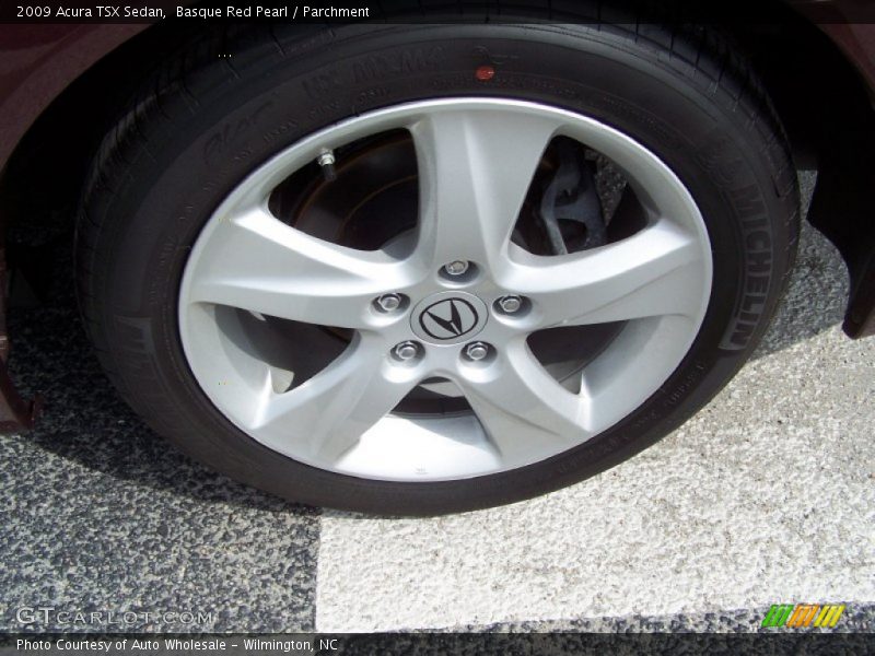 Basque Red Pearl / Parchment 2009 Acura TSX Sedan