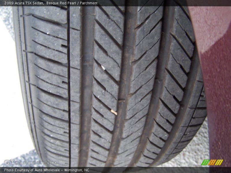 Basque Red Pearl / Parchment 2009 Acura TSX Sedan
