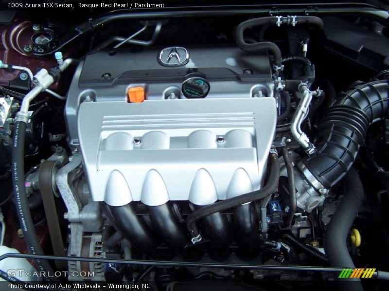 Basque Red Pearl / Parchment 2009 Acura TSX Sedan