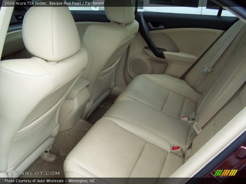 Basque Red Pearl / Parchment 2009 Acura TSX Sedan