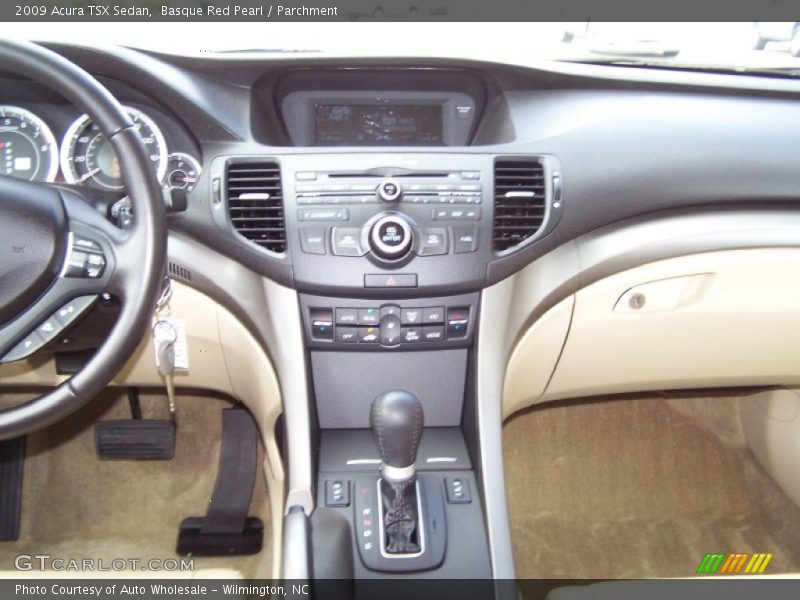 Basque Red Pearl / Parchment 2009 Acura TSX Sedan
