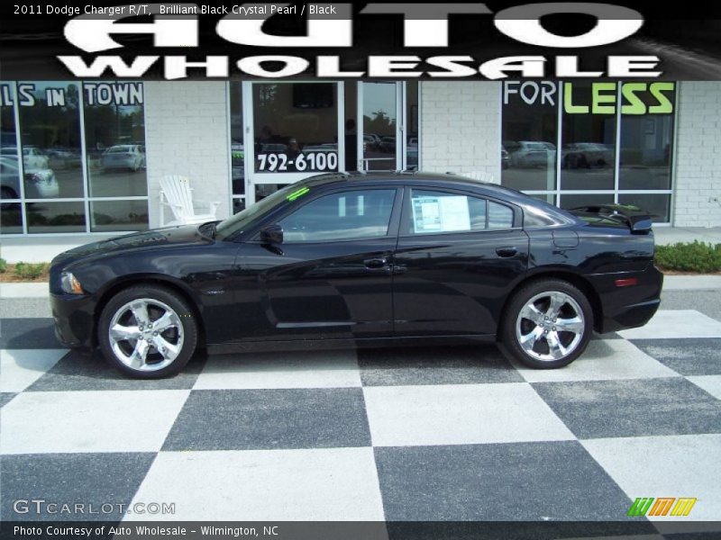 Brilliant Black Crystal Pearl / Black 2011 Dodge Charger R/T