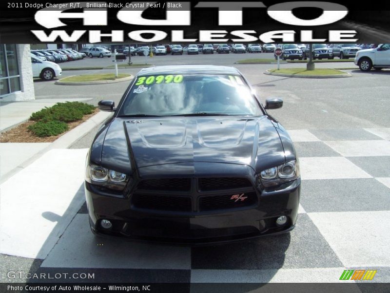 Brilliant Black Crystal Pearl / Black 2011 Dodge Charger R/T