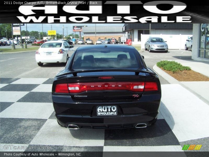 Brilliant Black Crystal Pearl / Black 2011 Dodge Charger R/T