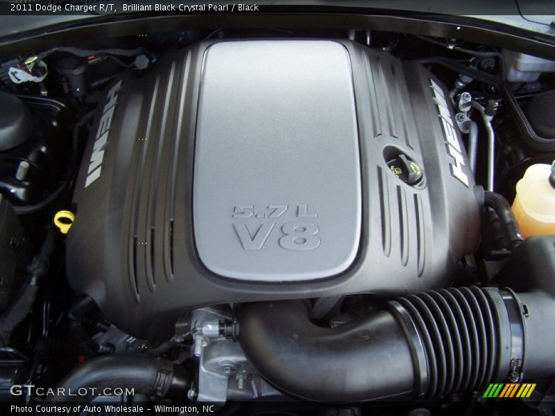 Brilliant Black Crystal Pearl / Black 2011 Dodge Charger R/T