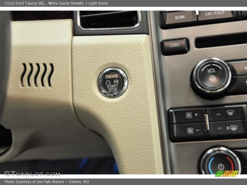 White Suede Metallic / Light Stone 2010 Ford Taurus SEL