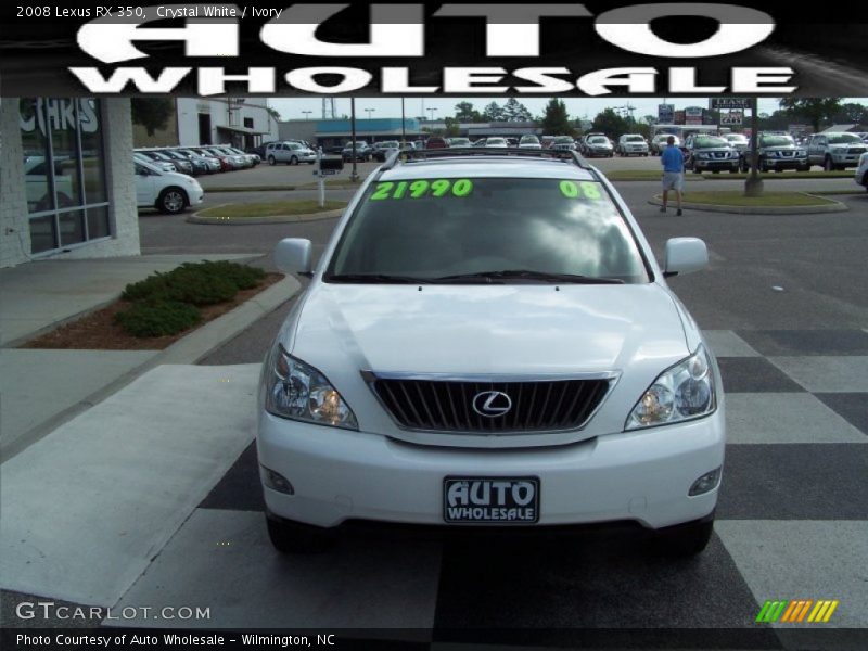 Crystal White / Ivory 2008 Lexus RX 350