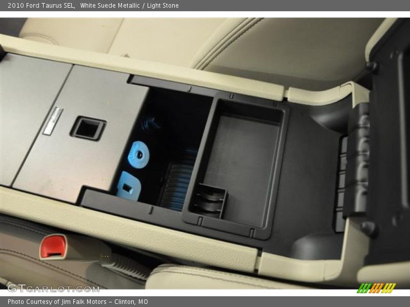 White Suede Metallic / Light Stone 2010 Ford Taurus SEL