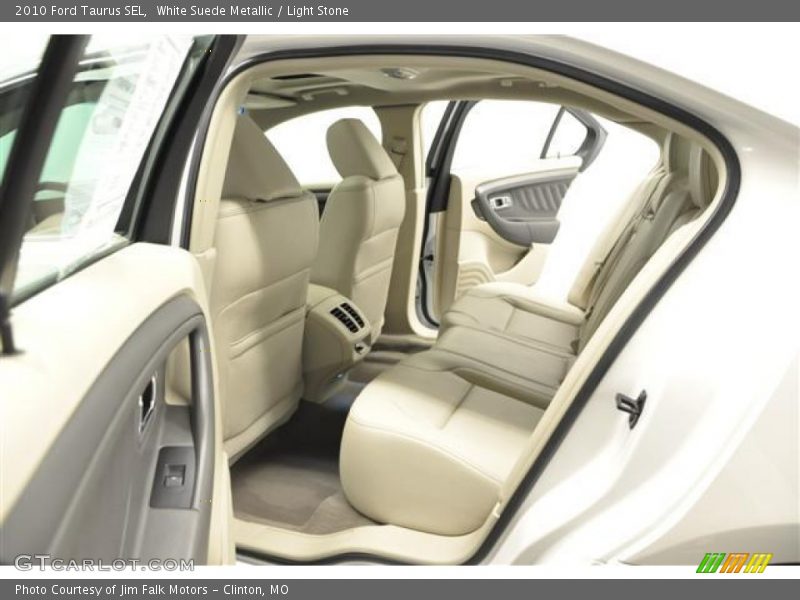 White Suede Metallic / Light Stone 2010 Ford Taurus SEL