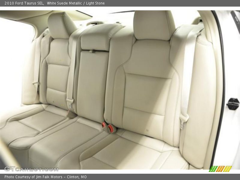 White Suede Metallic / Light Stone 2010 Ford Taurus SEL